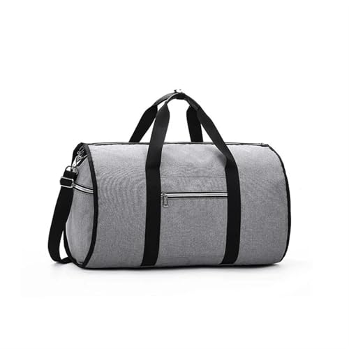 Reisetaschen Handheld Taschen Hohe Kapazität Frauen Freizeit Vielseitig Sport Business Reisetaschen Falten Anzug Lagerung Baga(Grey) von CNYUON