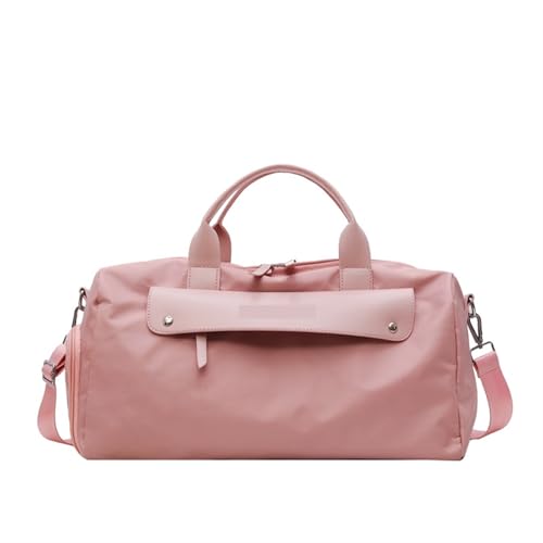 Reisetaschen Sport Gym Seesack Umhängetasche mit Schuhfach Seesack Damen Reisetasche(Pink) von CNYUON