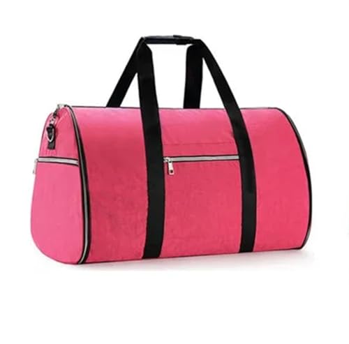 Umwandelbarer Kleidersack mit Schultergurt, Reisetasche for Männer und Frauen, 2-in-1-Hängekoffer, Reisetaschen(Red) von CNYUON