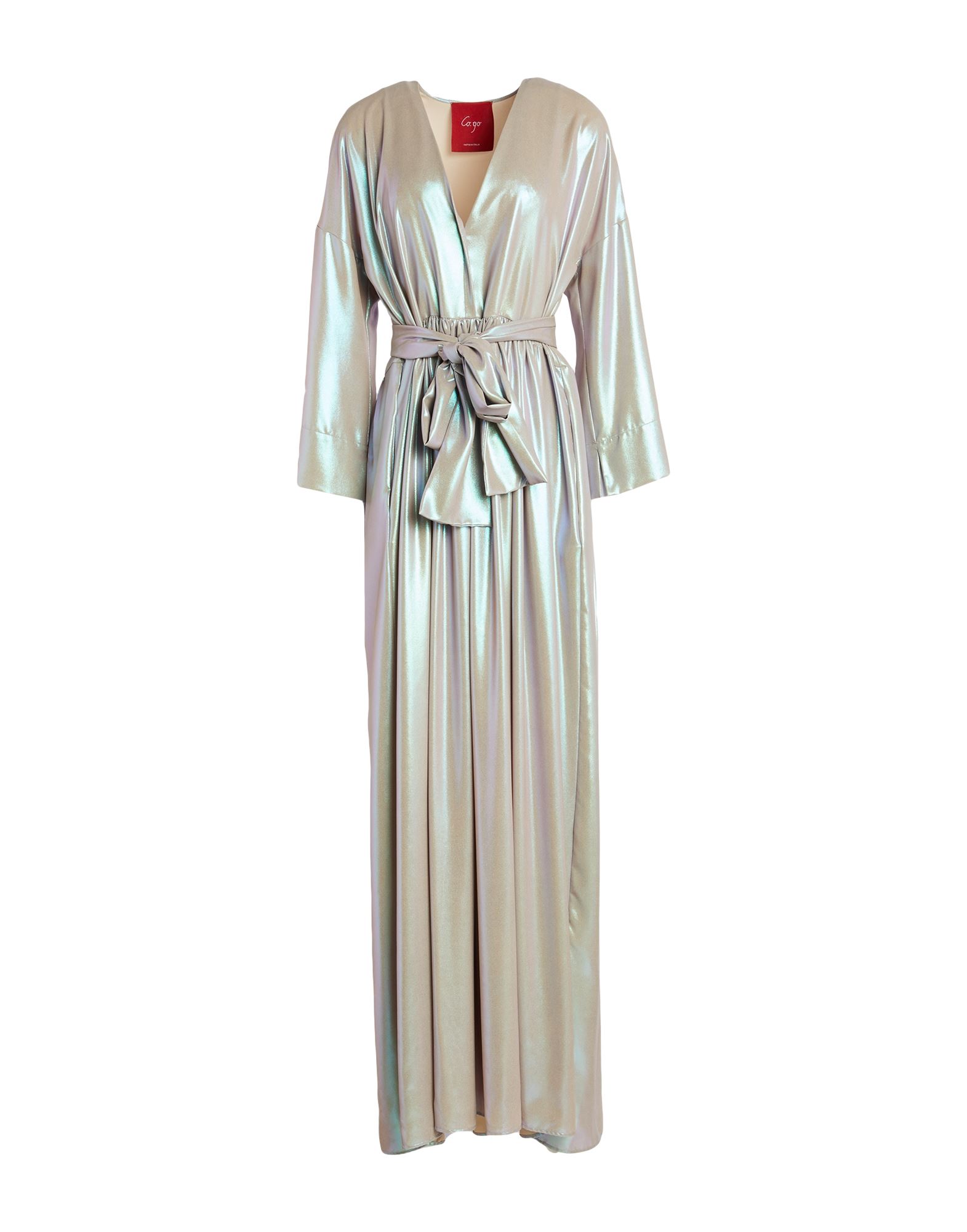 CO.GO Maxi-kleid Damen Maulwurfsgrau von CO.GO