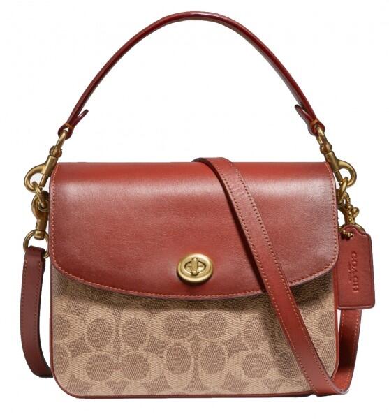COACH - Coach Umhängetasche Cassie, Signature, Braun von COACH