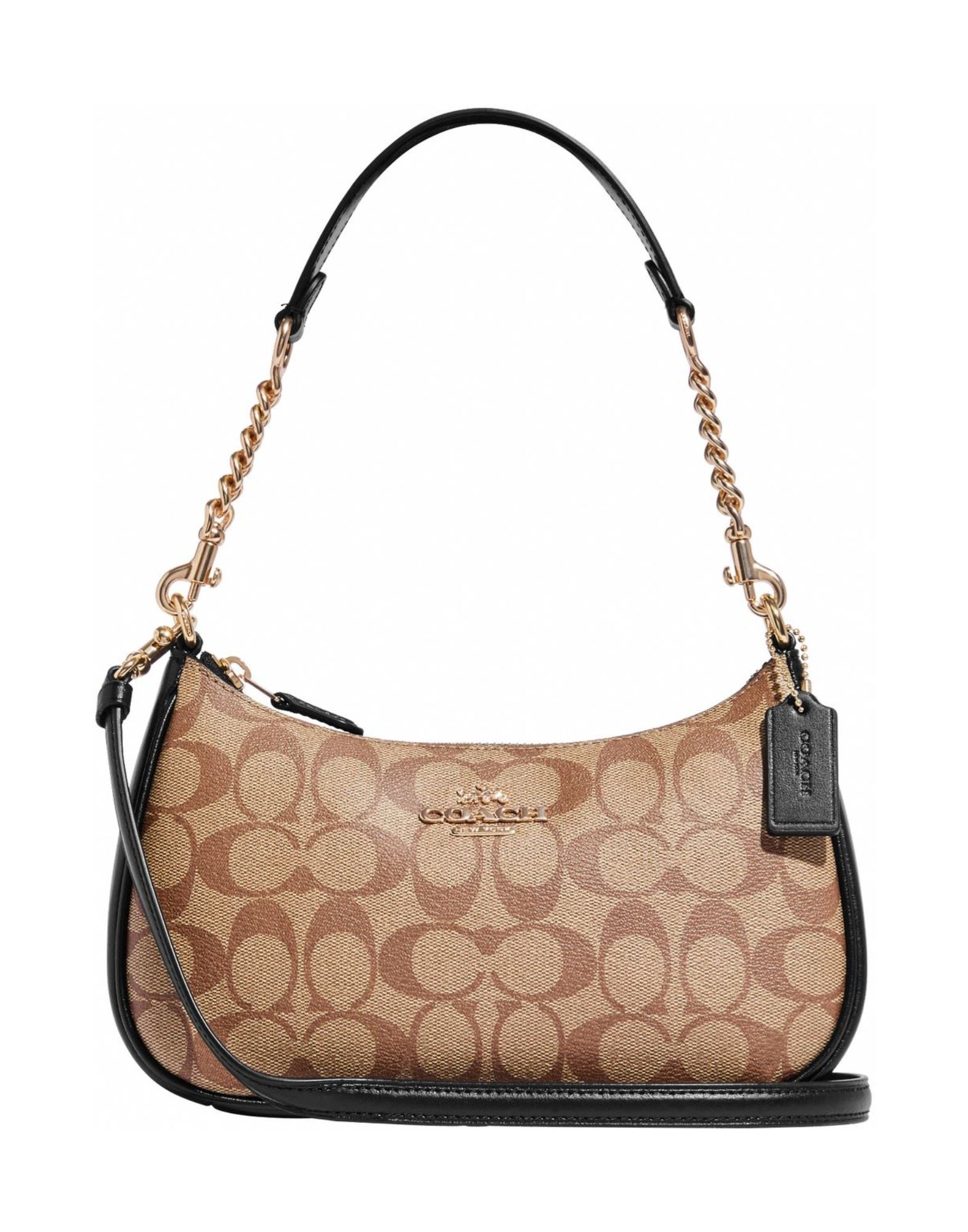 COACH Schultertasche Damen Khaki von COACH