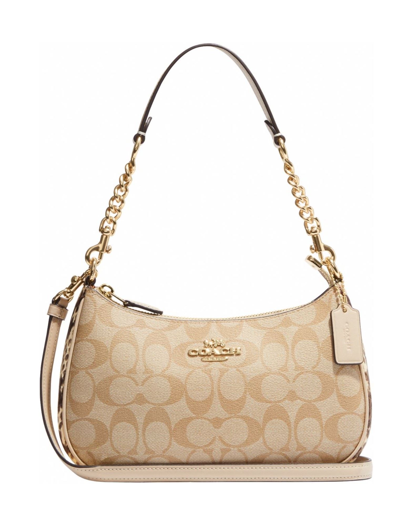 COACH Schultertasche Damen Khaki von COACH