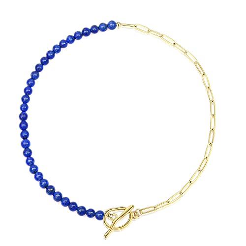 COAI Geschenkideen Damen Gliederkette mit Knebelverschluss und Lapislazuli von COAI