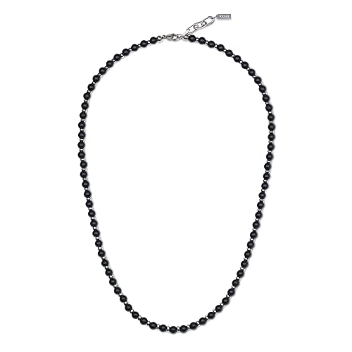 COAI Geschenkideen Herren Reiki Steine Halskette Glückskette aus Mattem Onyx und Edelstahl COAI Geschenkideen Herren Reiki Steine Halskette Glückskette aus Mattem Onyx und Edelstahl von COAI