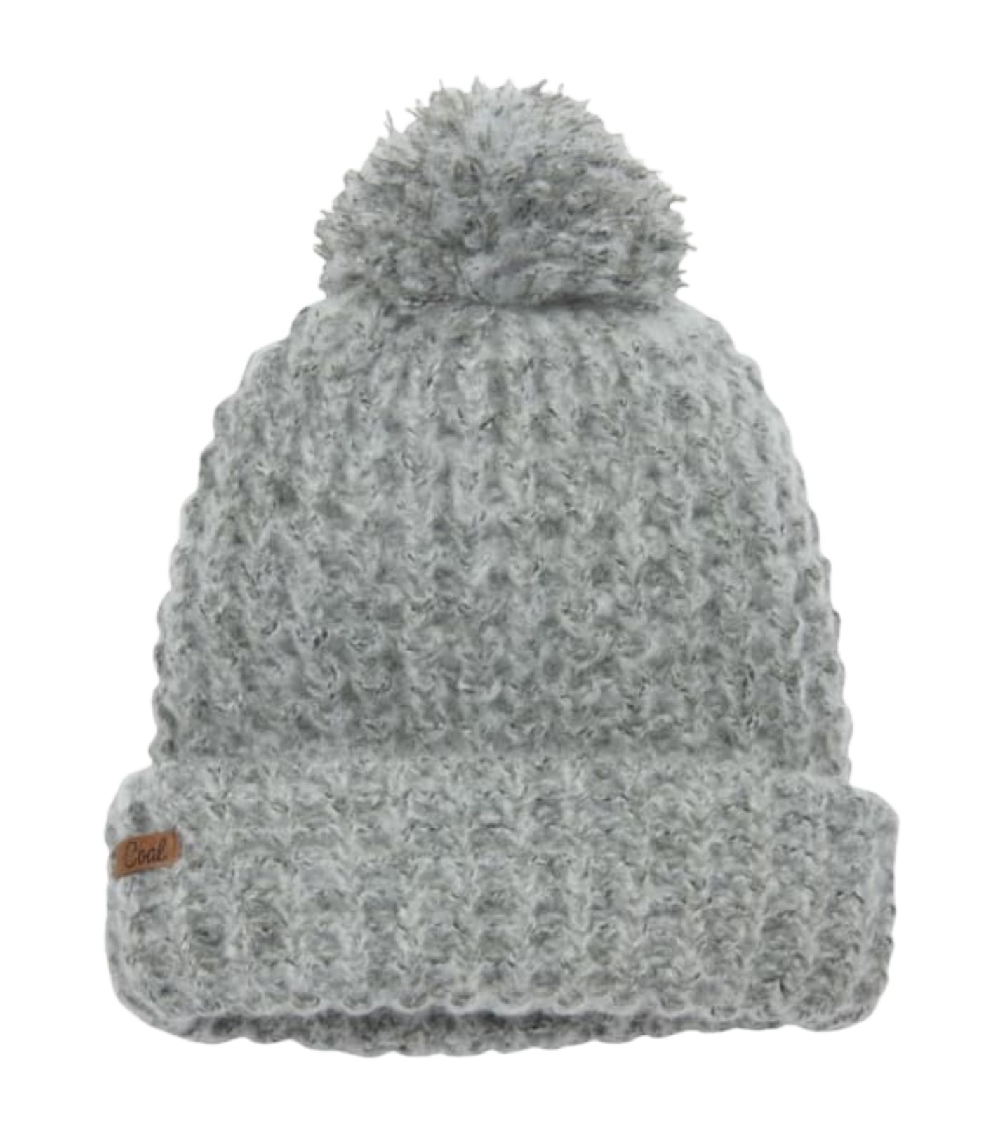 COAL The Kate Beanie gemütliche Winter-Mütze kuschelige Bommel-Mütze 212004 Grau von COAL