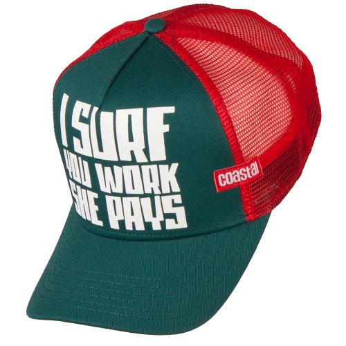 Coastal Trucker Cap HFT SHE Pays Petrol, Size:ONE Size von Coastal