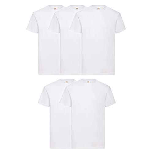 5er Pack T-Shirt Valueweight T - Farbe: White - Größe: L von COATS