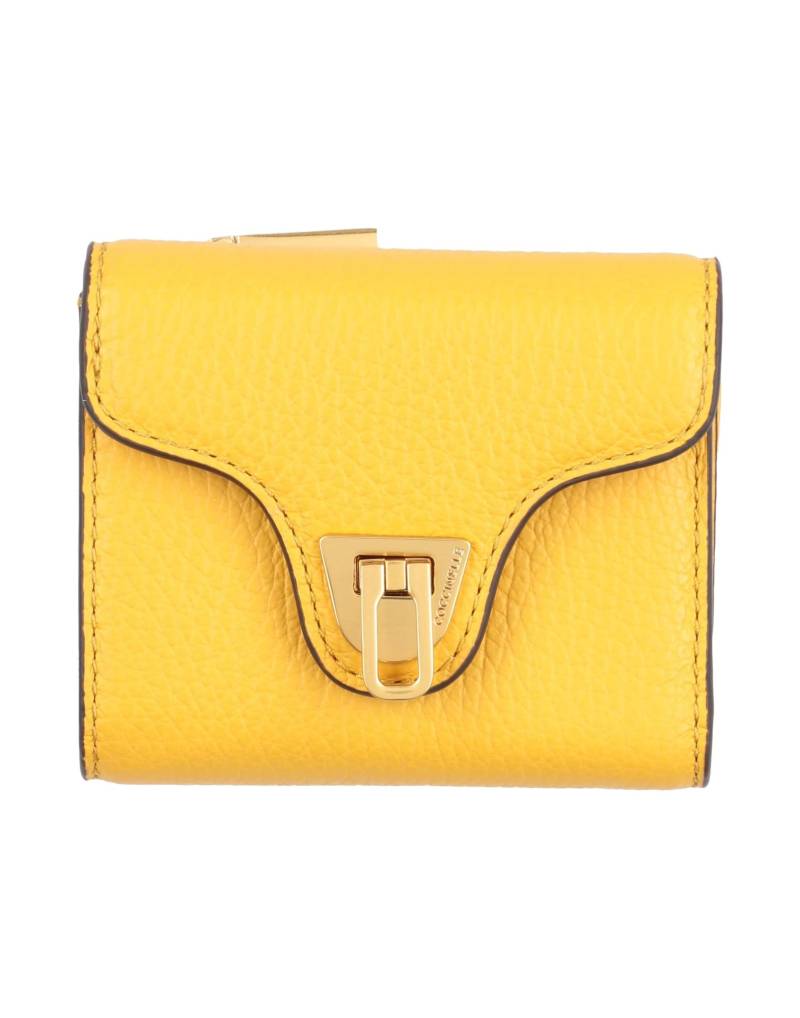 COCCINELLE Brieftasche Damen Gelb von COCCINELLE