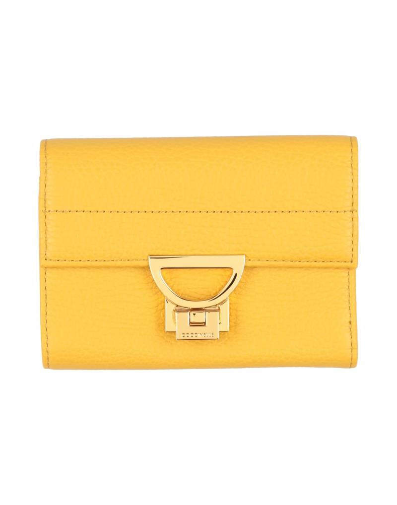 COCCINELLE Brieftasche Damen Gelb von COCCINELLE