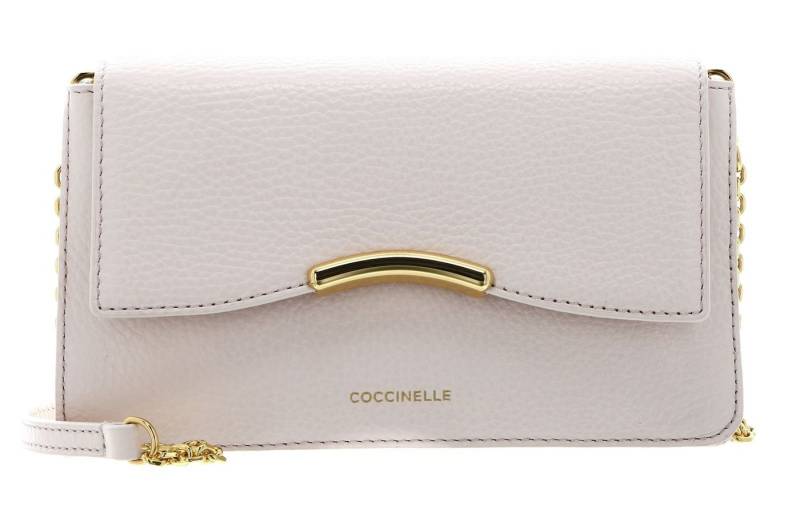 COCCINELLE Clutch Mini Bag Grained Leather, aus echtem Rindsleder von COCCINELLE