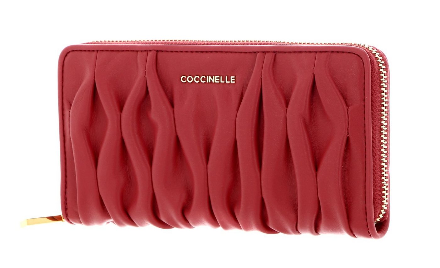 COCCINELLE Geldbörse Metallic Goodie, aus echtem Rindsleder von COCCINELLE