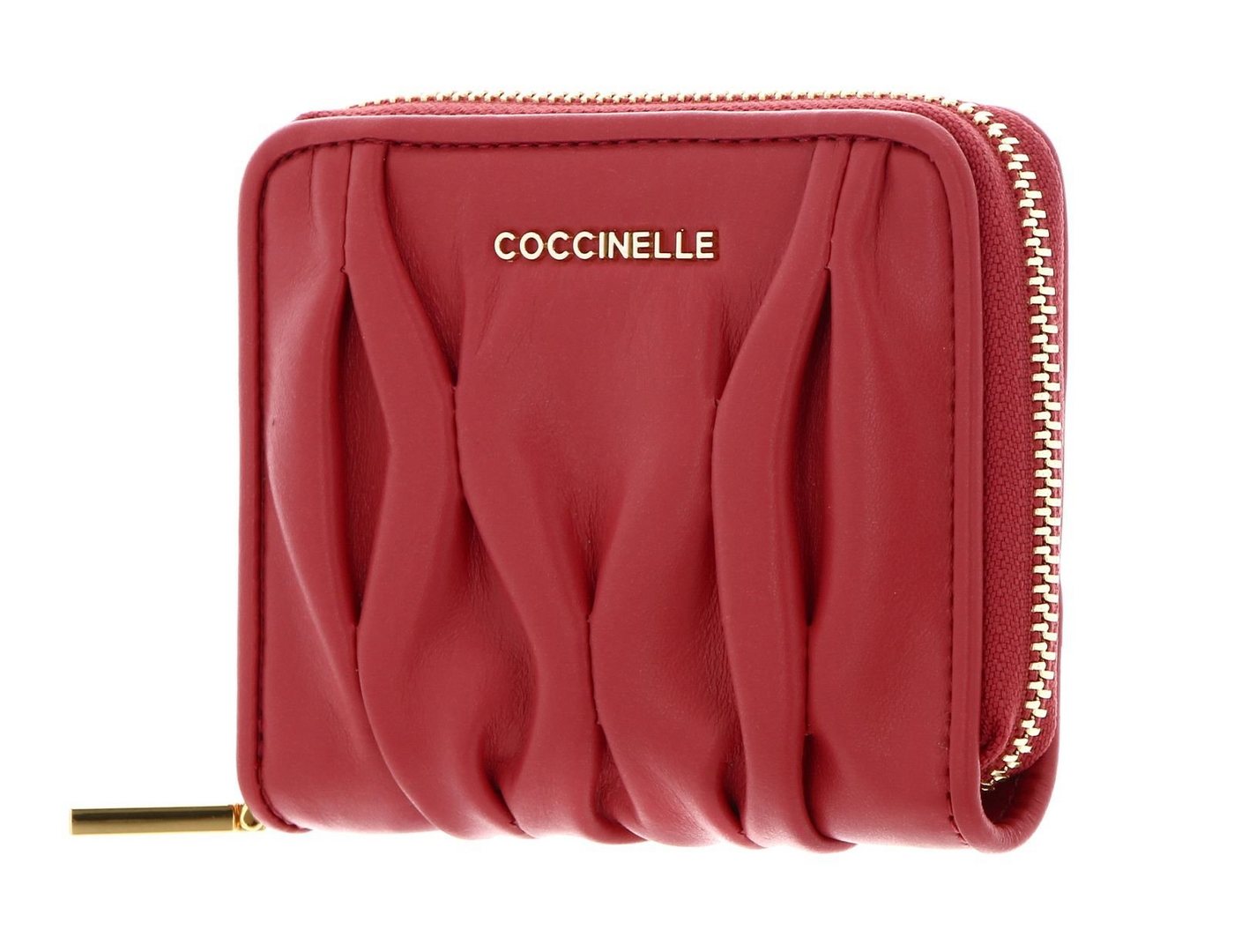 COCCINELLE Geldbörse Metallic Goodie, aus echtem Rindsleder von COCCINELLE