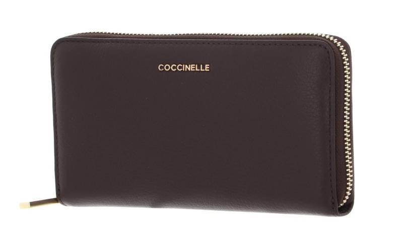 COCCINELLE Geldbörse Metallic Soft, aus echtem Leder von COCCINELLE