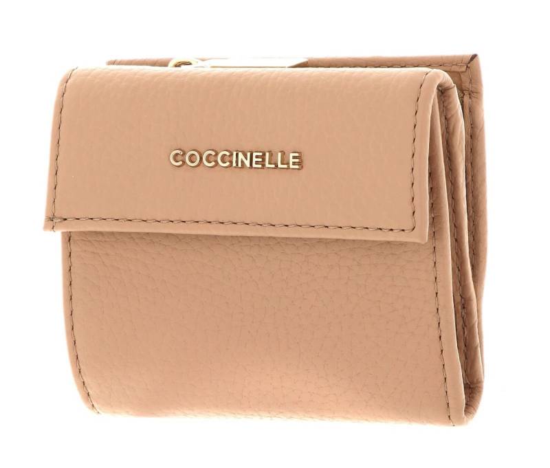 COCCINELLE Geldbörse Metallic Soft, aus echtem Rindsleder von COCCINELLE