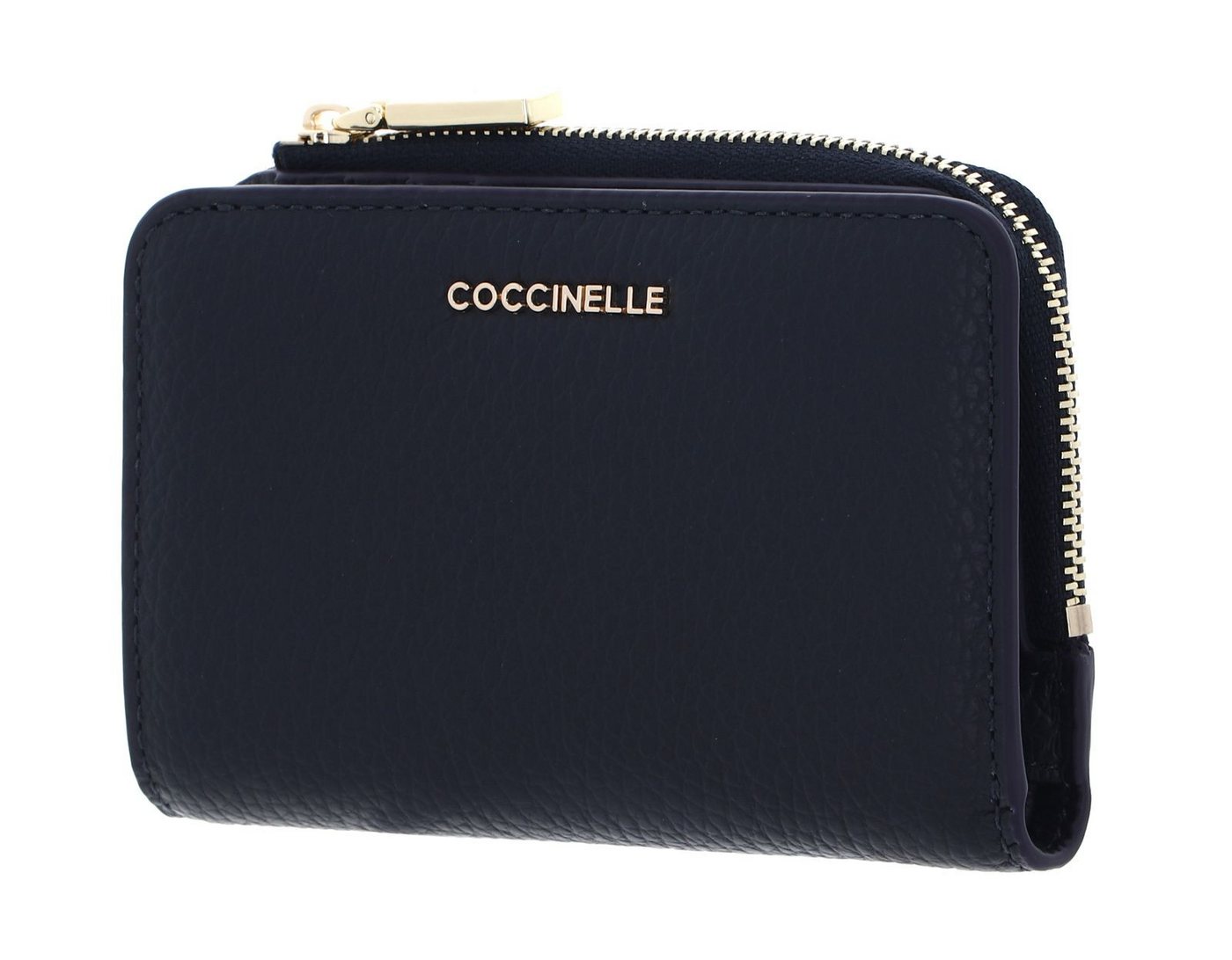 COCCINELLE Geldbörse Metallic Soft, aus echtem Rindsleder von COCCINELLE