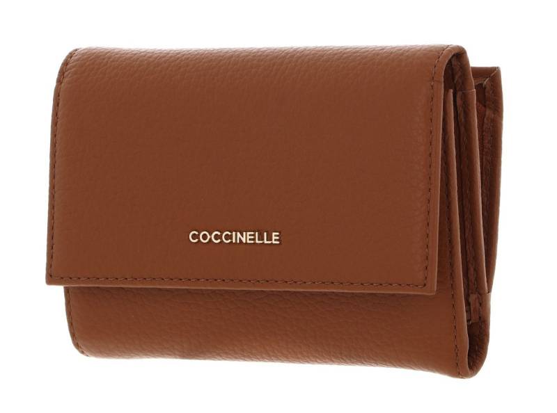 COCCINELLE Geldbörse Metallic Soft, aus echtem Rindsleder von COCCINELLE