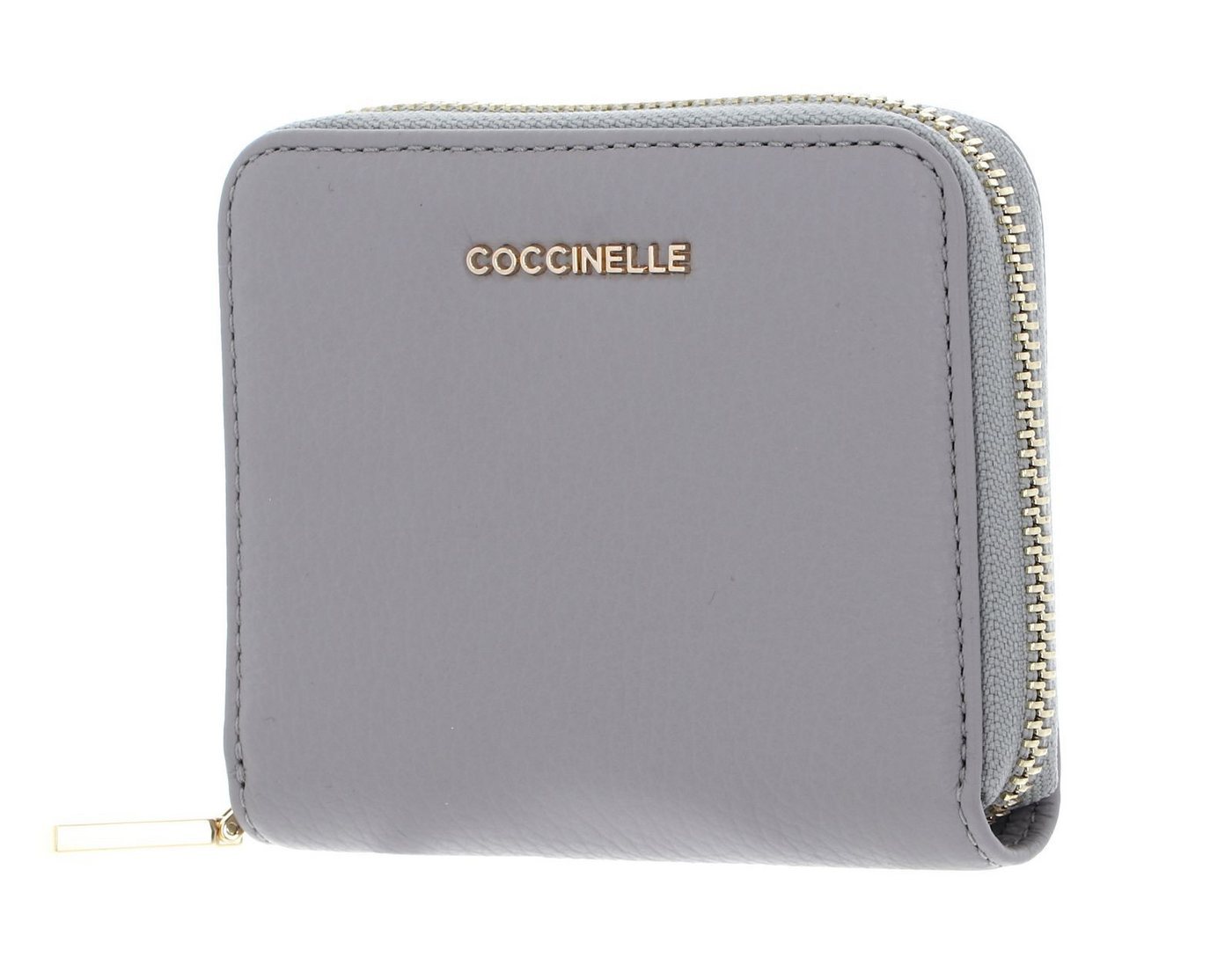 COCCINELLE Geldbörse Metallic Soft, aus echtem Rindsleder von COCCINELLE