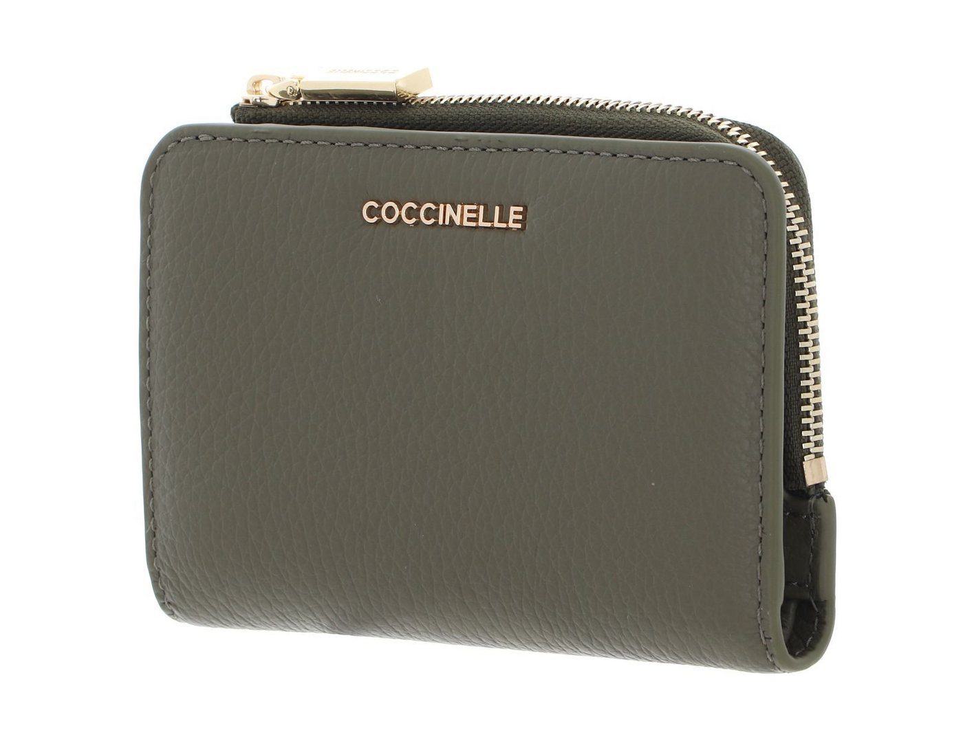 COCCINELLE Geldbörse Metallic Soft, aus echtem Rindsleder von COCCINELLE