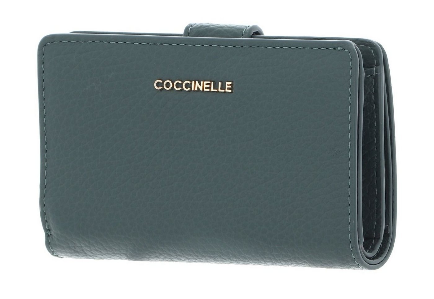 COCCINELLE Geldbörse Metallic Soft, aus echtem Rindsleder von COCCINELLE