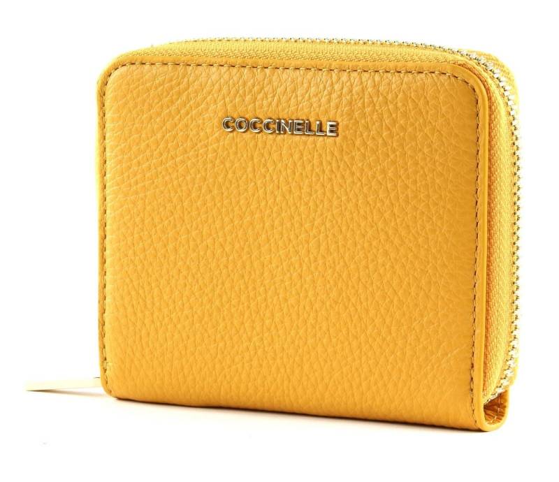 COCCINELLE Geldbörse Metallic Soft, aus echtem Rindsleder von COCCINELLE