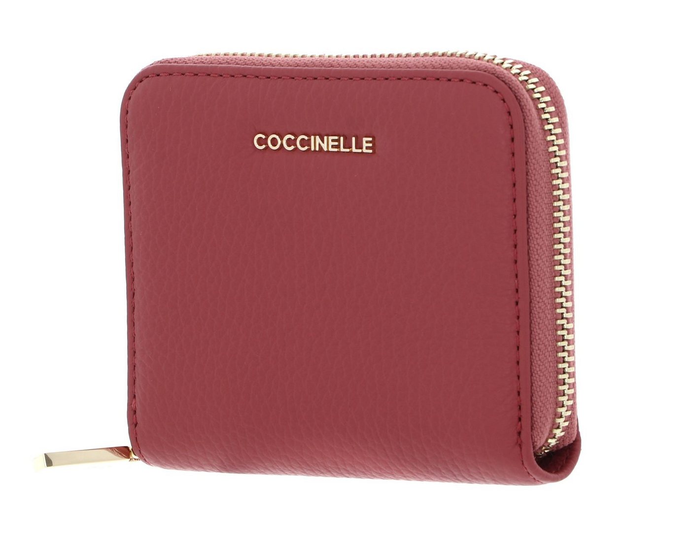 COCCINELLE Geldbörse Metallic Soft, aus echtem Rindsleder von COCCINELLE