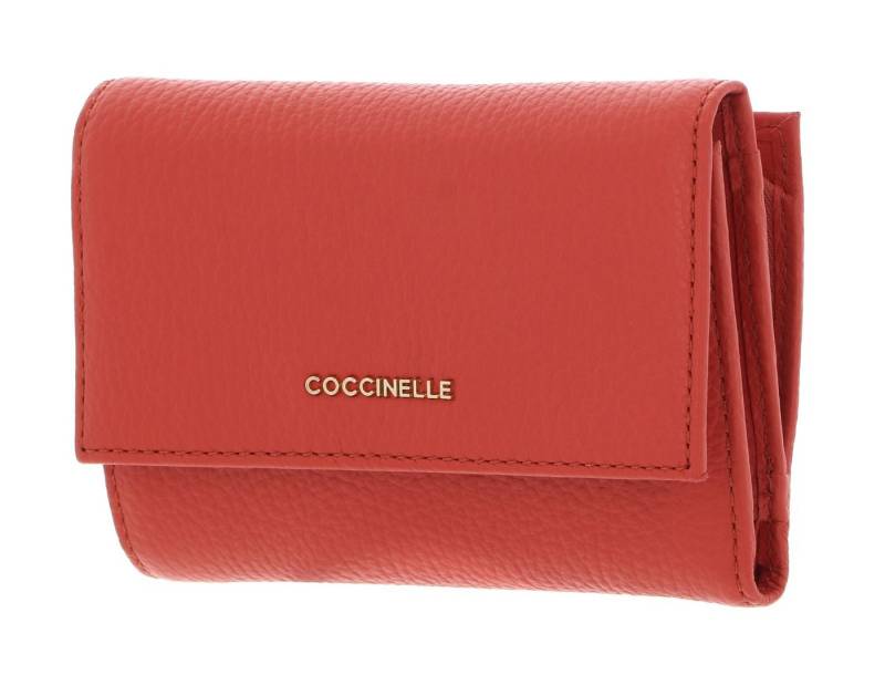 COCCINELLE Geldbörse Metallic Soft, aus echtem Rindsleder von COCCINELLE
