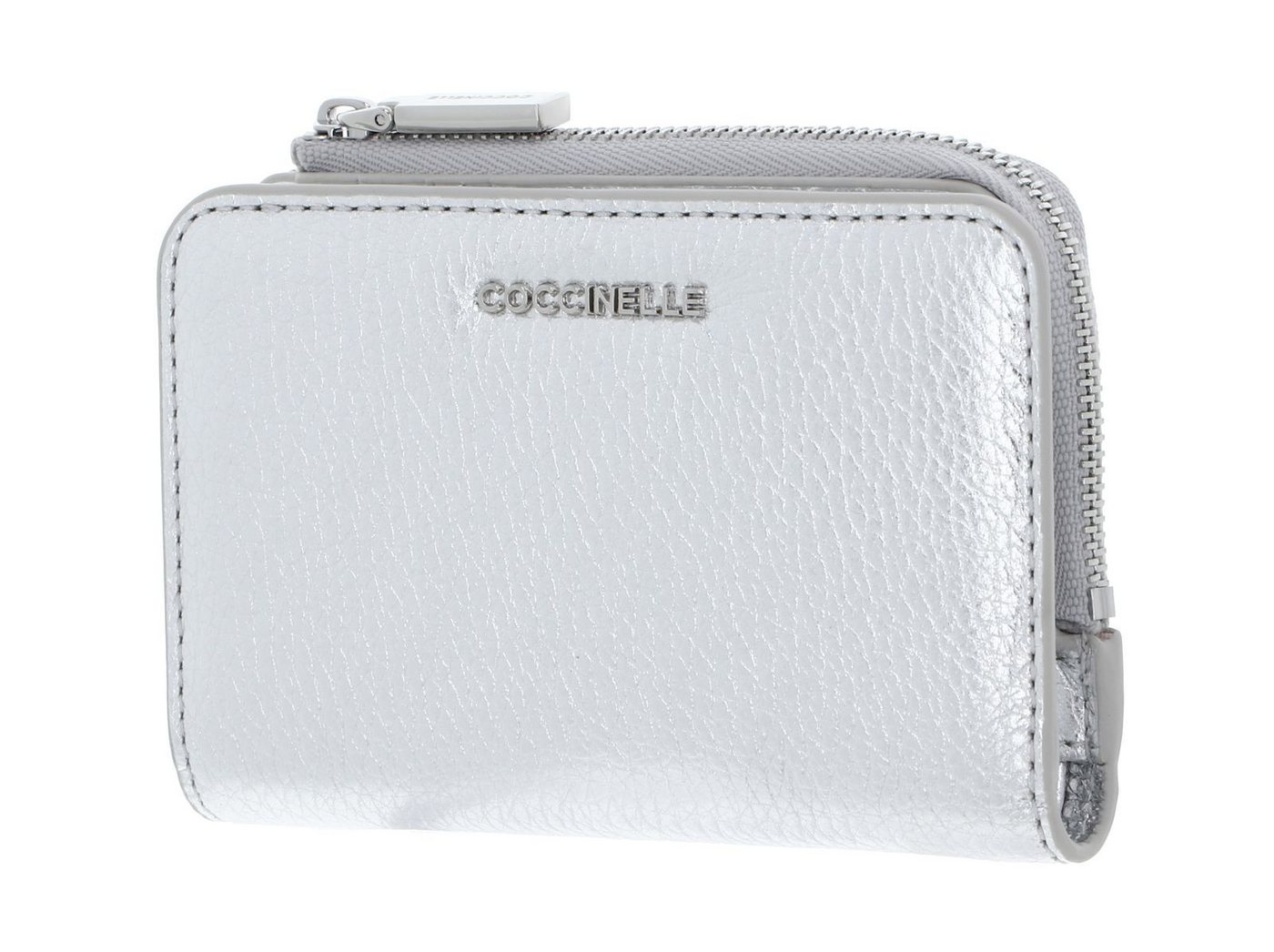 COCCINELLE Geldbörse Metallic Soft, aus echtem Rindsleder von COCCINELLE