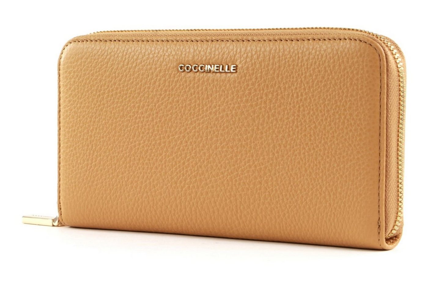 COCCINELLE Geldbörse Metallic Soft, aus echtem Rindsleder von COCCINELLE