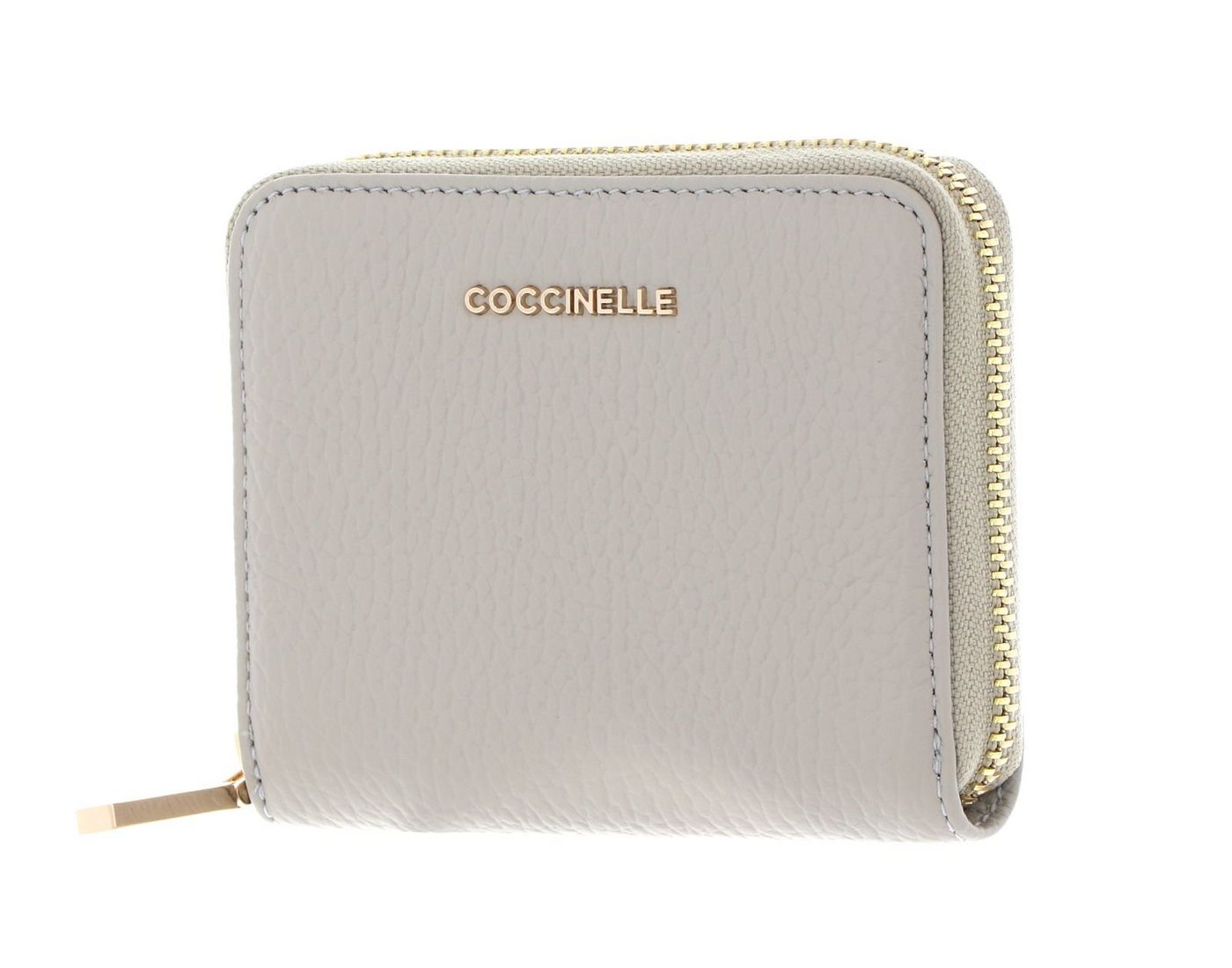 COCCINELLE Geldbörse Metallic Soft, aus echtem Rindsleder von COCCINELLE