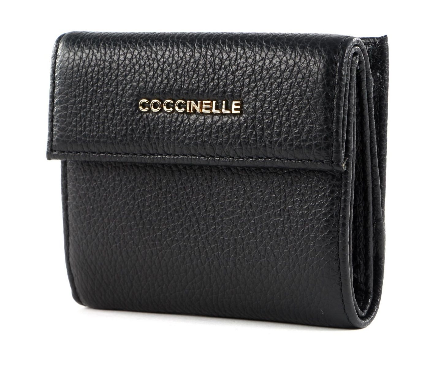 COCCINELLE Geldbörse Metallic Soft, aus echtem Rindsleder von COCCINELLE