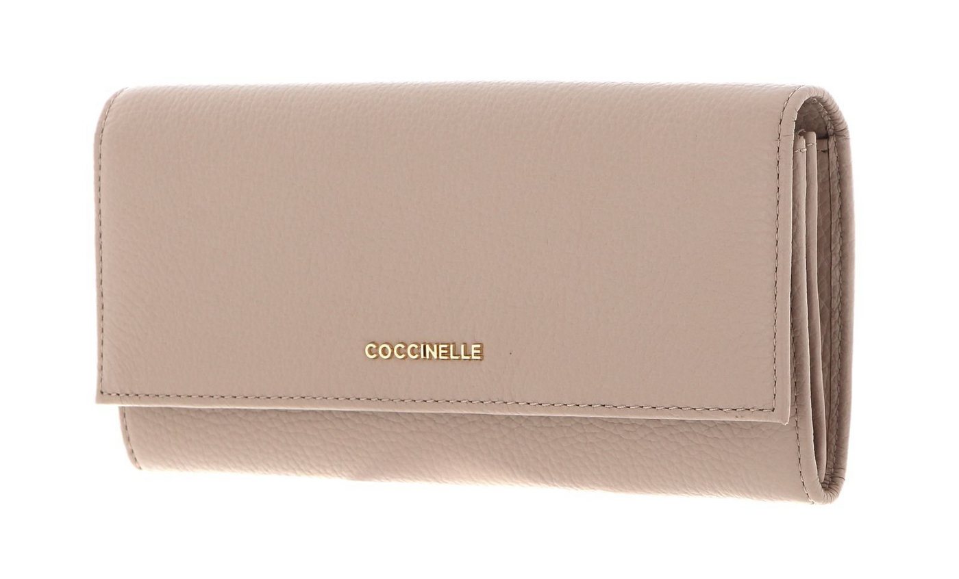 COCCINELLE Geldbörse Metallic Soft, aus echtem Rindsleder von COCCINELLE