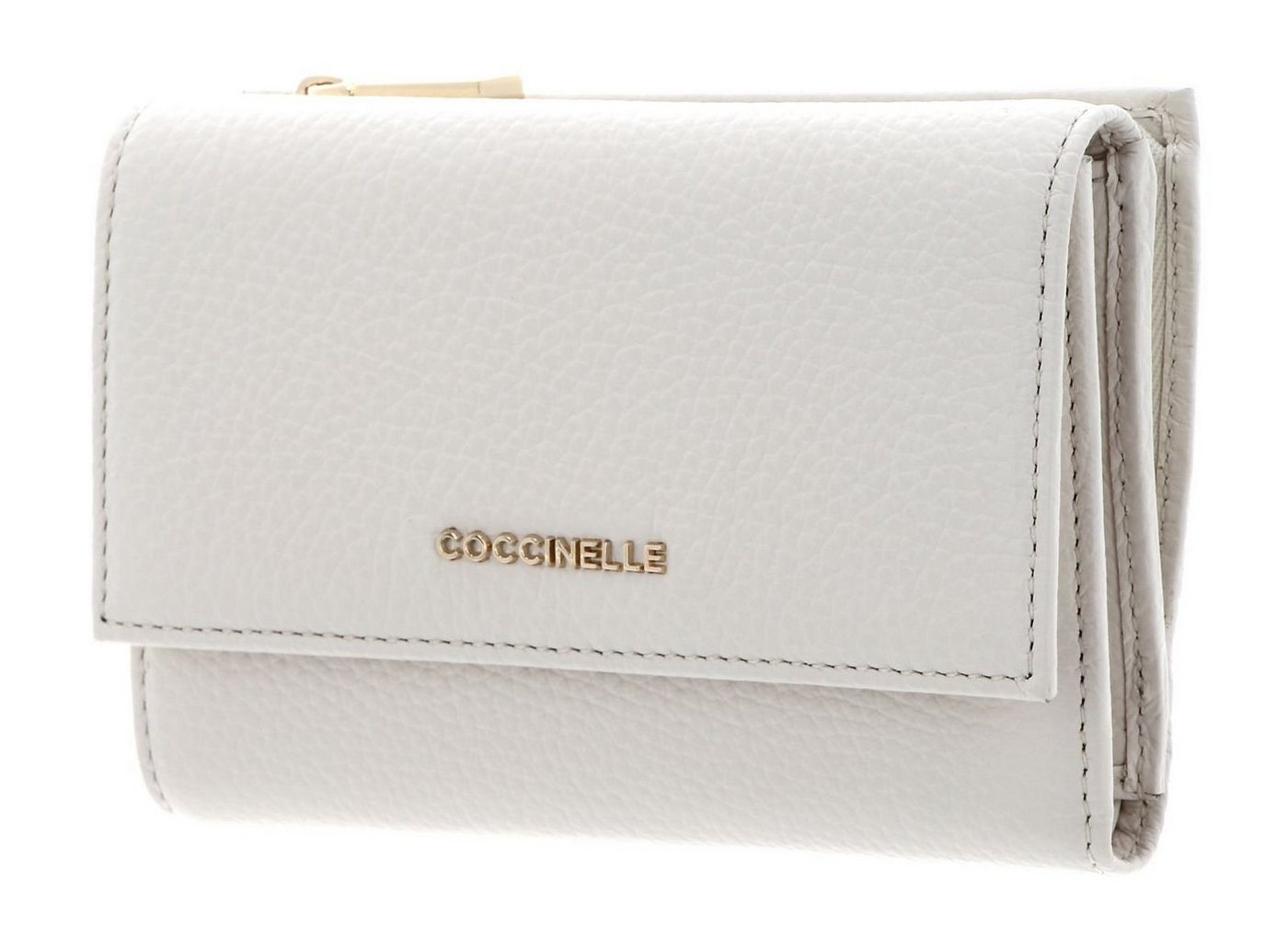 COCCINELLE Geldbörse Metallic Soft, aus echtem Rindsleder von COCCINELLE