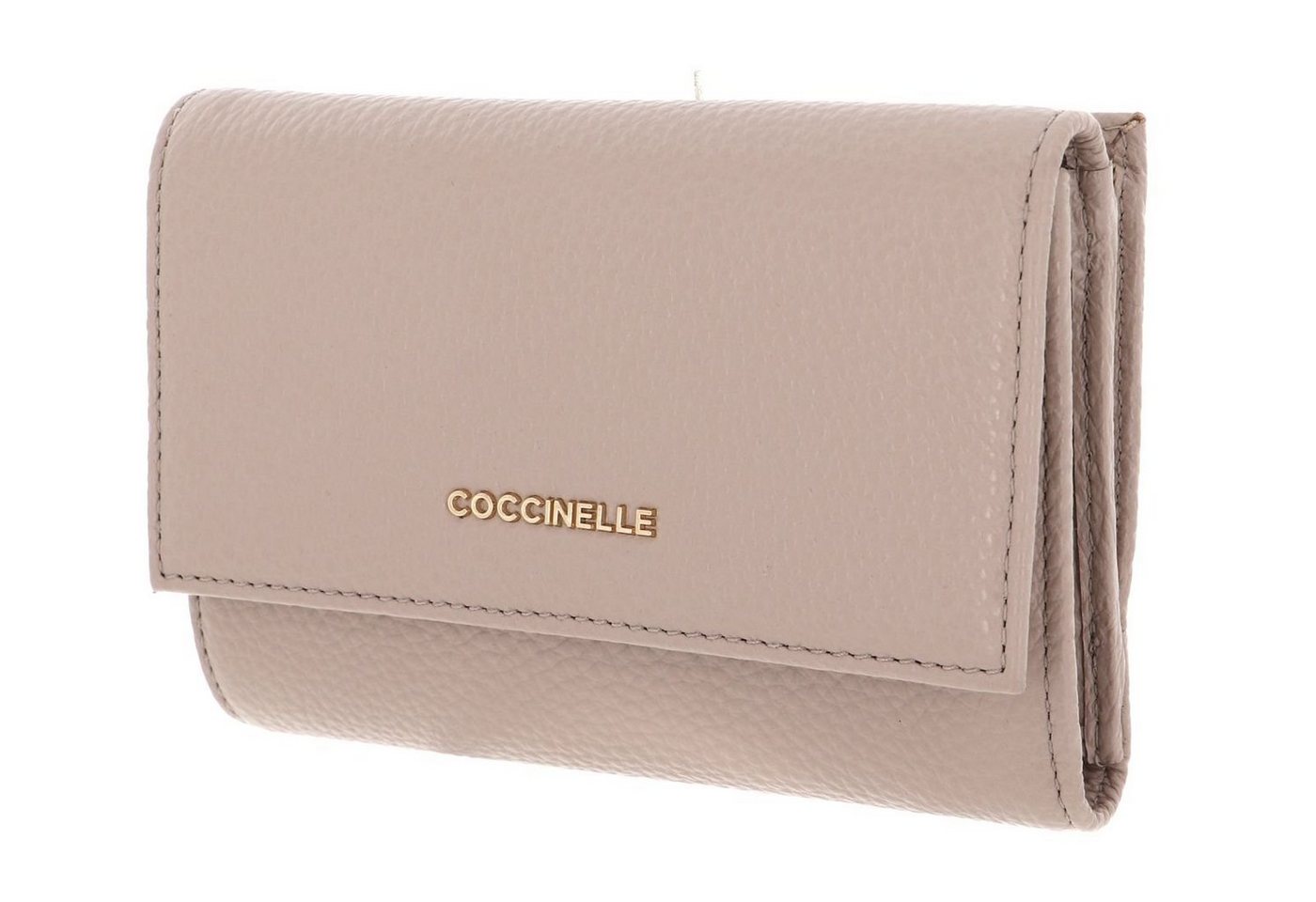 COCCINELLE Geldbörse Metallic Soft, aus echtem Rindsleder von COCCINELLE