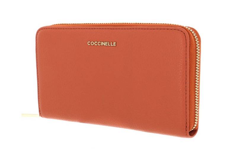 COCCINELLE Geldbörse Metallic Soft, aus echtem Rindsleder von COCCINELLE