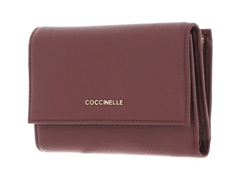 COCCINELLE Geldbörse Metallic Soft, aus echtem Rindsleder von COCCINELLE