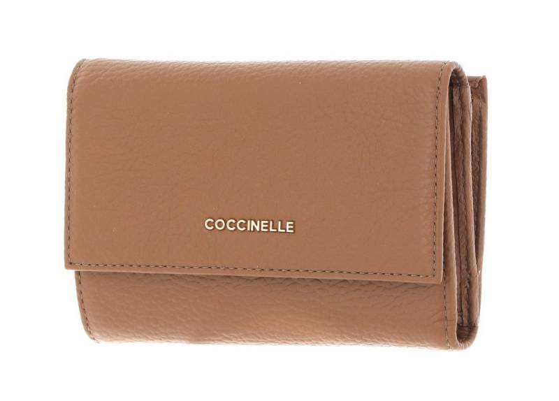 COCCINELLE Geldbörse Metallic Soft, aus echtem Rindsleder von COCCINELLE