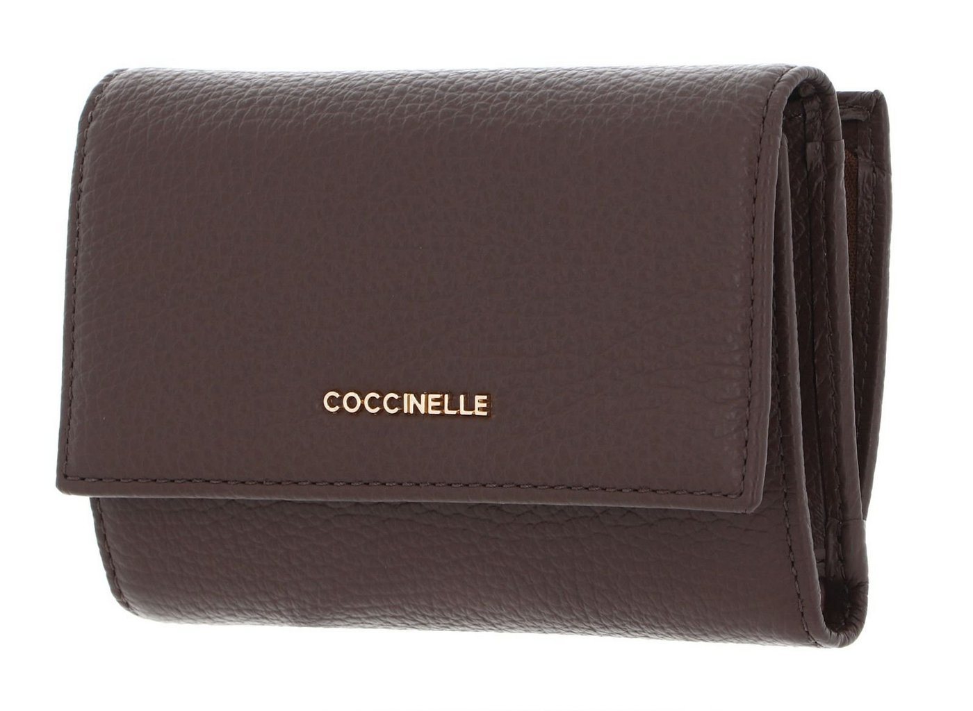 COCCINELLE Geldbörse Metallic Soft, aus echtem Rindsleder von COCCINELLE