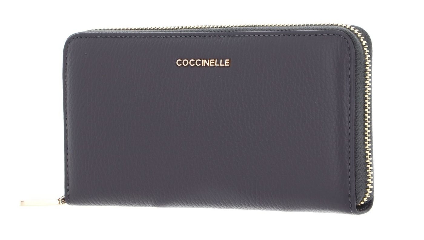 COCCINELLE Geldbörse Metallic Soft, aus echtem Leder von COCCINELLE