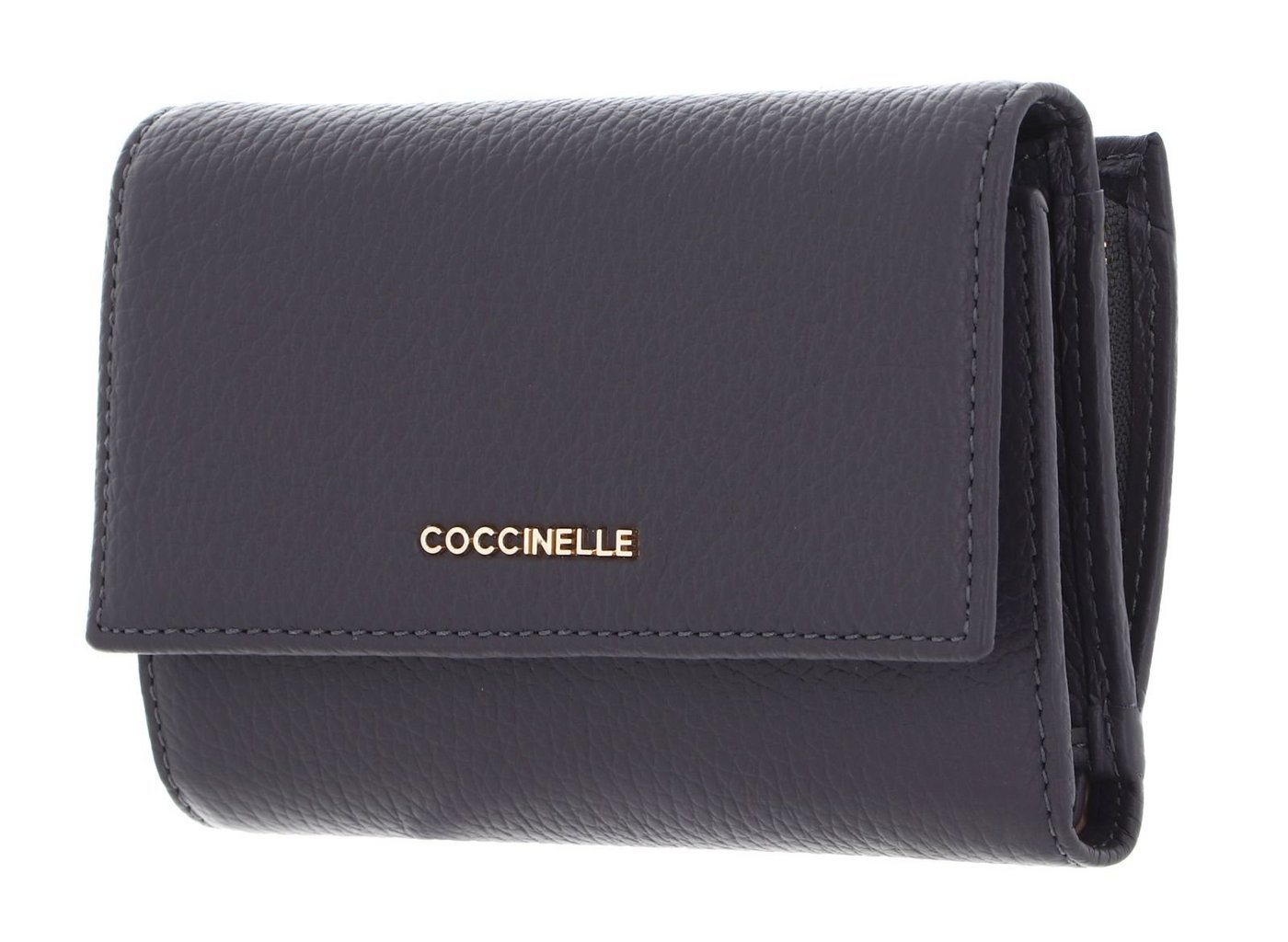 COCCINELLE Geldbörse Metallic Soft, aus echtem Rindsleder von COCCINELLE