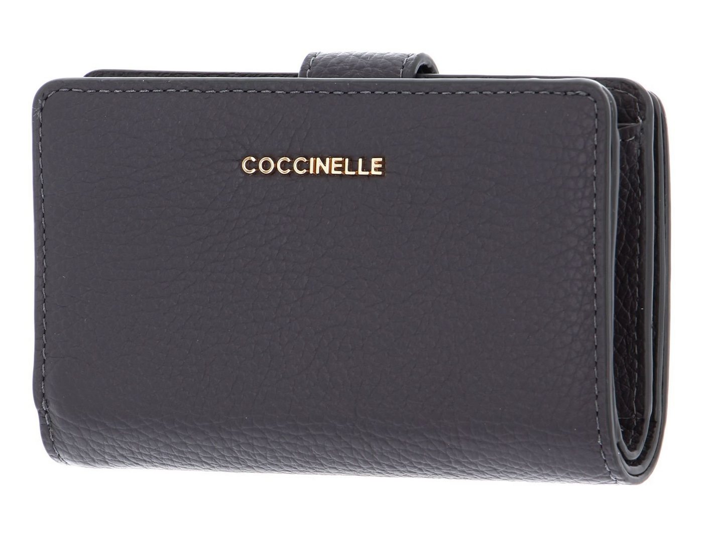 COCCINELLE Geldbörse Metallic Soft, aus echtem Rindsleder von COCCINELLE