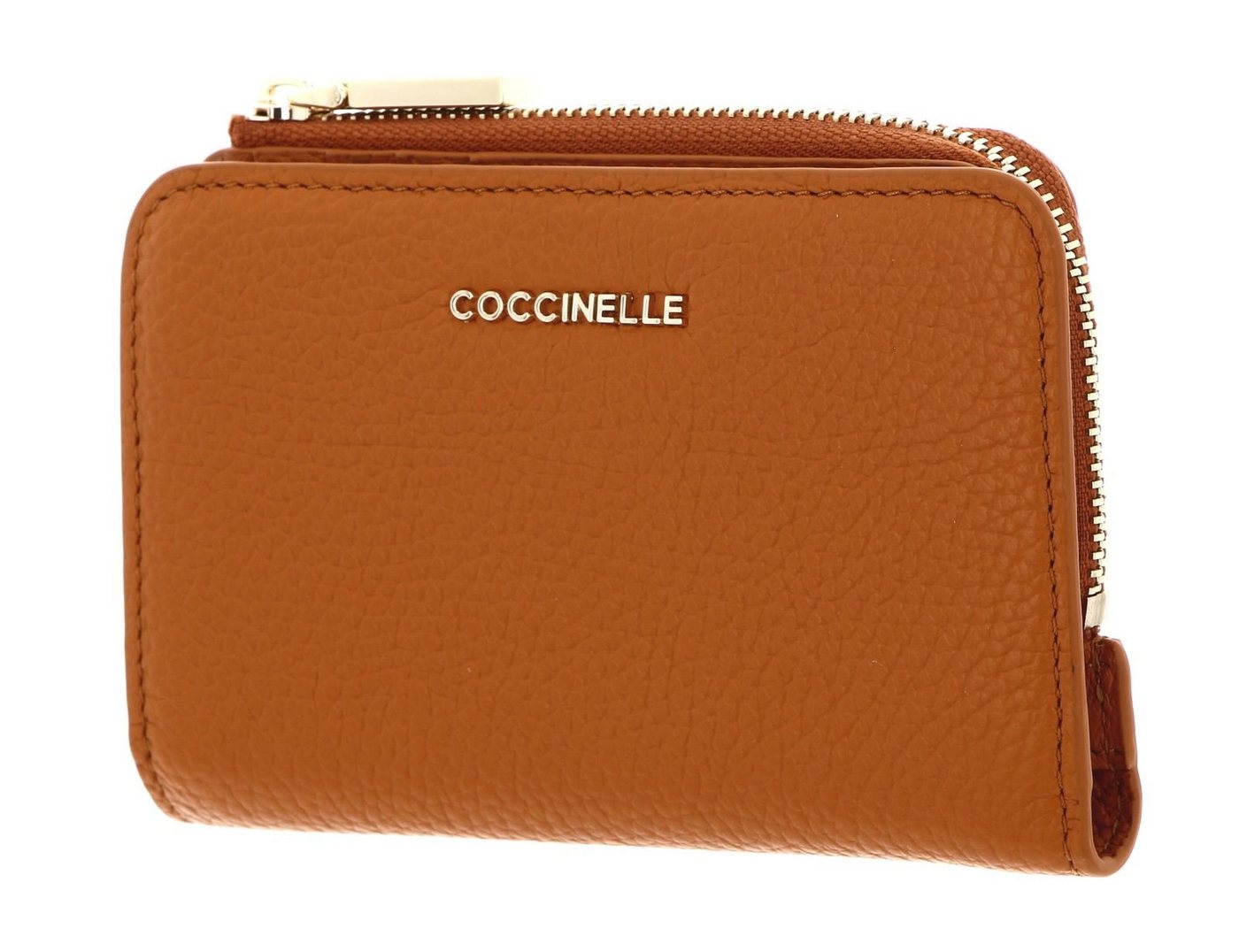 COCCINELLE Geldbörse Metallic Soft, aus echtem Rindsleder von COCCINELLE