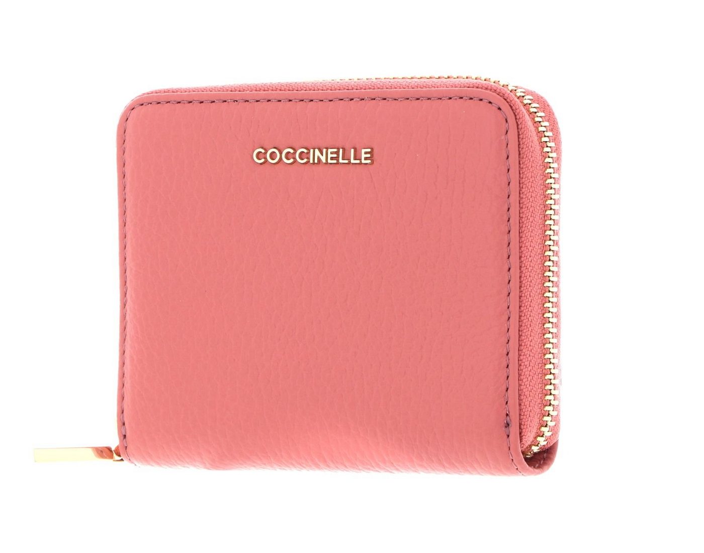 COCCINELLE Geldbörse Metallic Soft, aus echtem Rindsleder von COCCINELLE