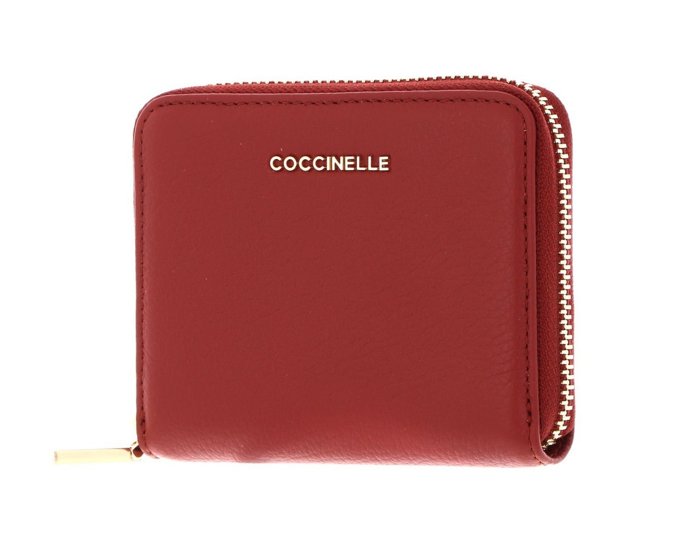 COCCINELLE Geldbörse Metallic Soft, aus echtem Rindsleder von COCCINELLE