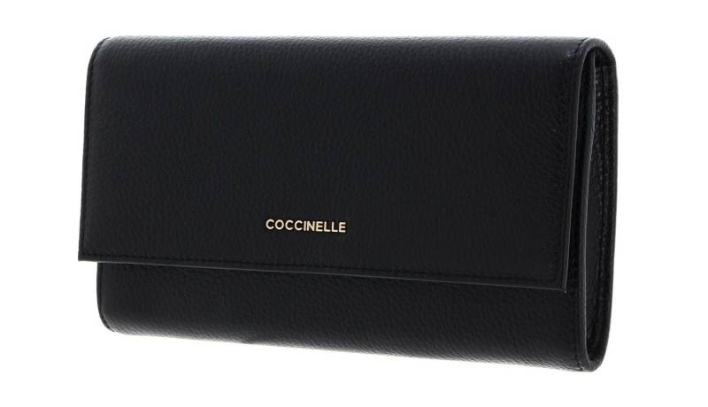 COCCINELLE Geldbörse Metallic Soft, aus echtem Rindsleder von COCCINELLE