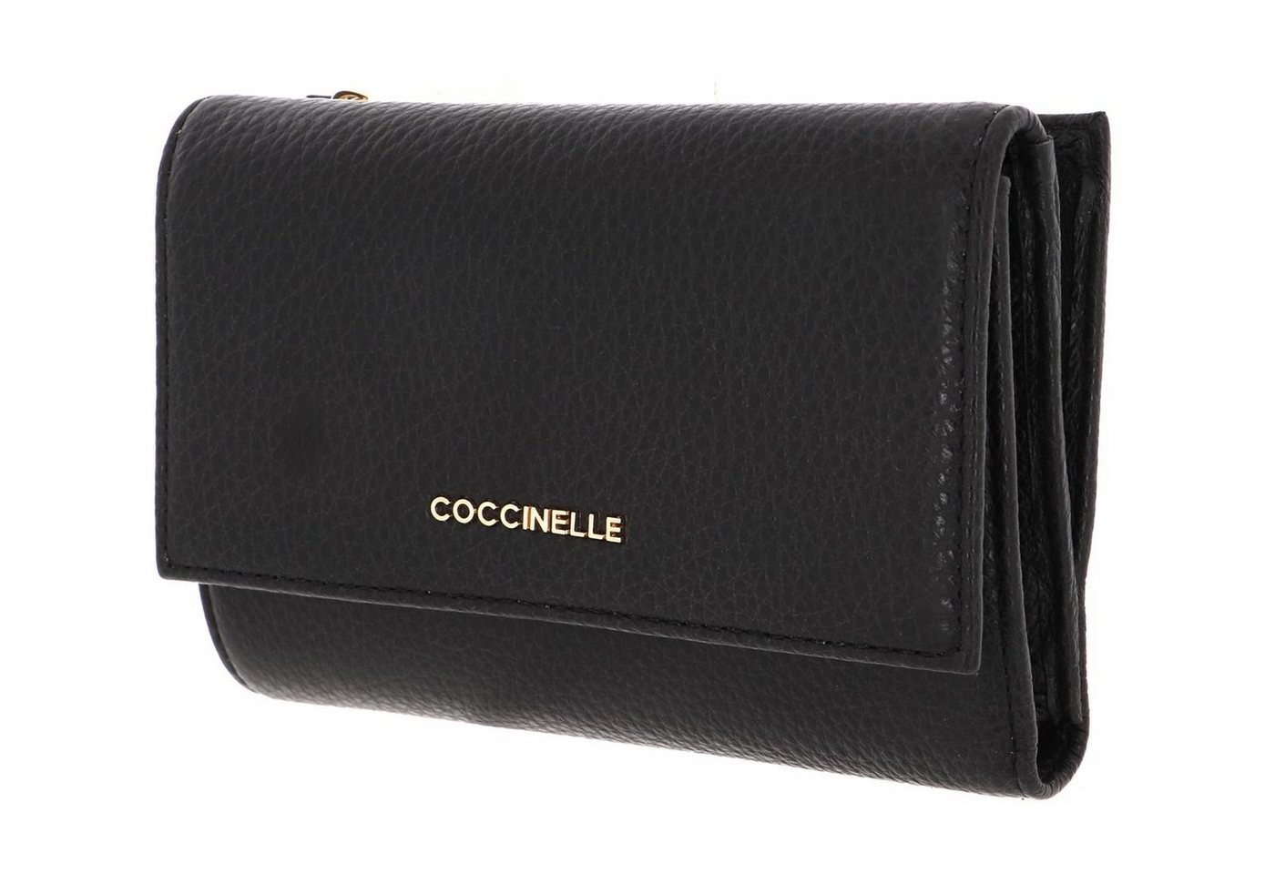 COCCINELLE Geldbörse Metallic Soft, aus echtem Rindsleder von COCCINELLE