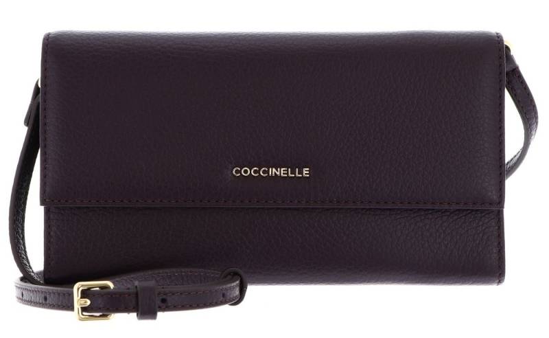 COCCINELLE Geldbörse Mini Bag Wallet Grained Leather, aus echtem Rindsleder von COCCINELLE