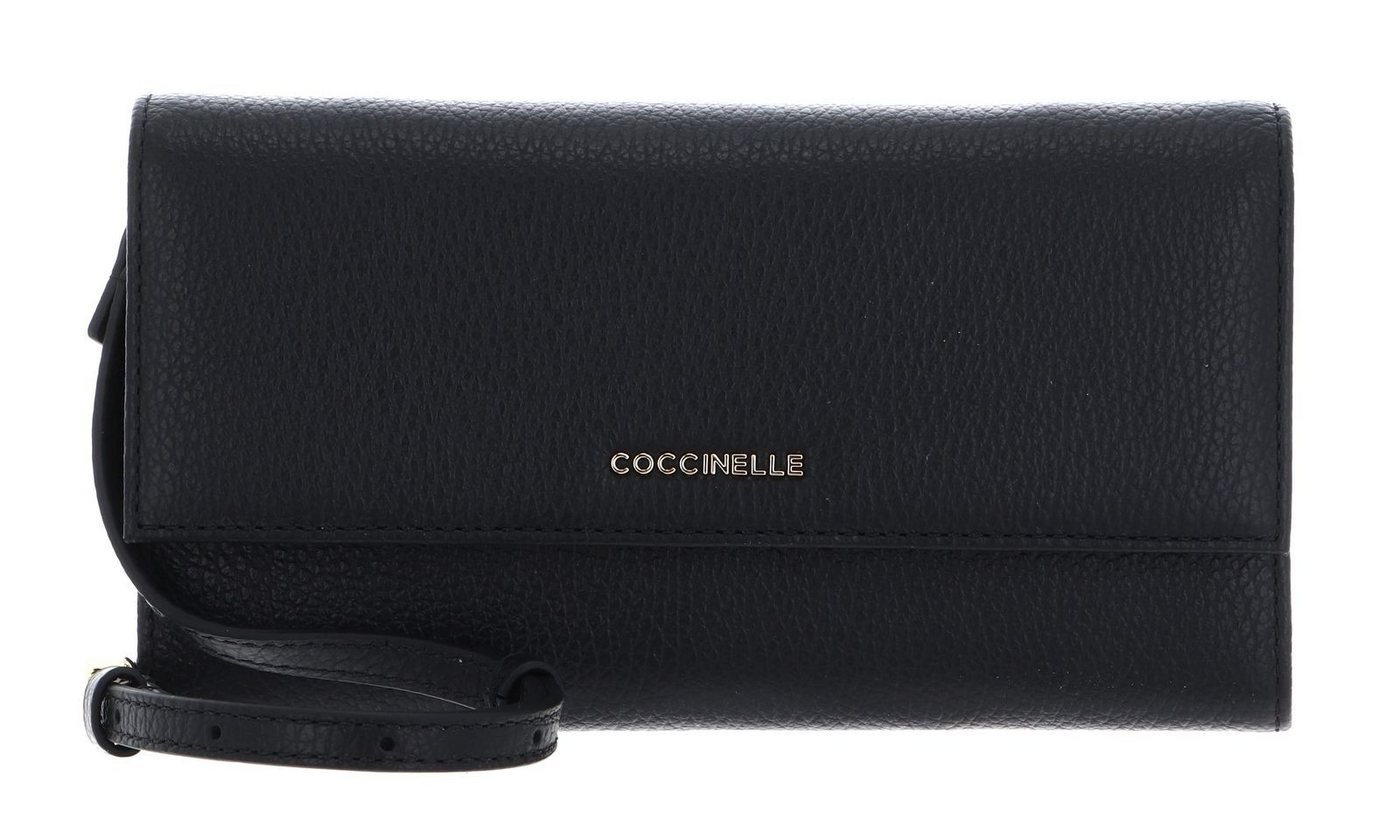 COCCINELLE Geldbörse Mini Bag Wallet Grained Leather, aus echtem Rindsleder von COCCINELLE
