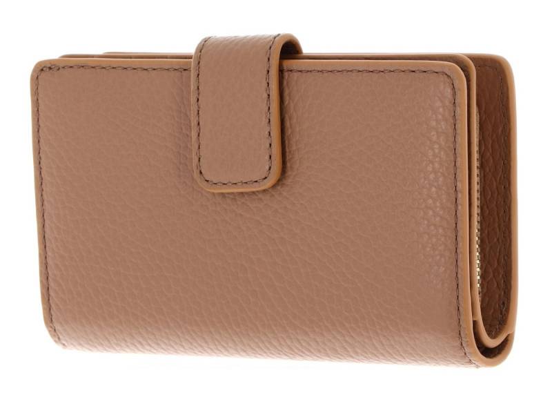 COCCINELLE Geldbörse Mini Wallet Grained Leather, aus echtem Rindsleder von COCCINELLE