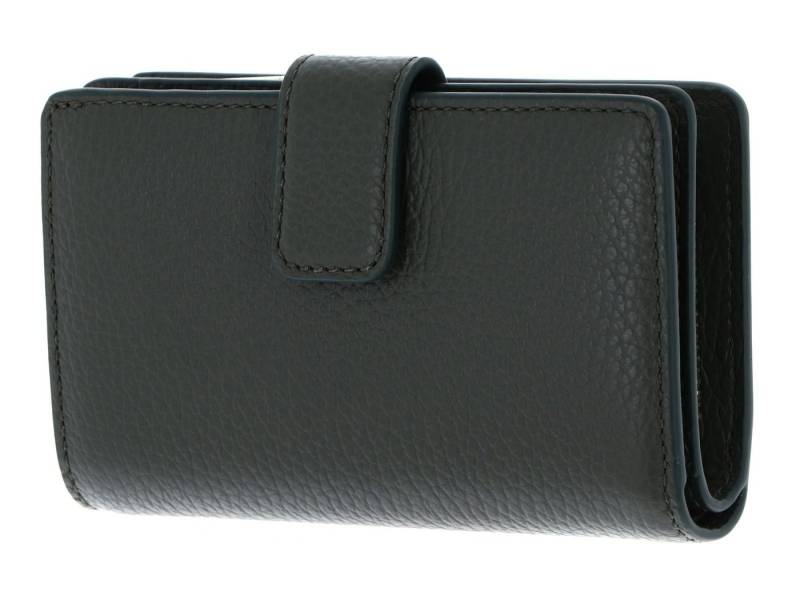 COCCINELLE Geldbörse Mini Wallet Grained Leather, aus echtem Rindsleder von COCCINELLE